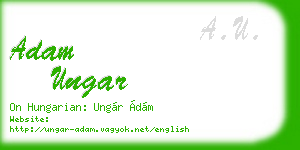 adam ungar business card